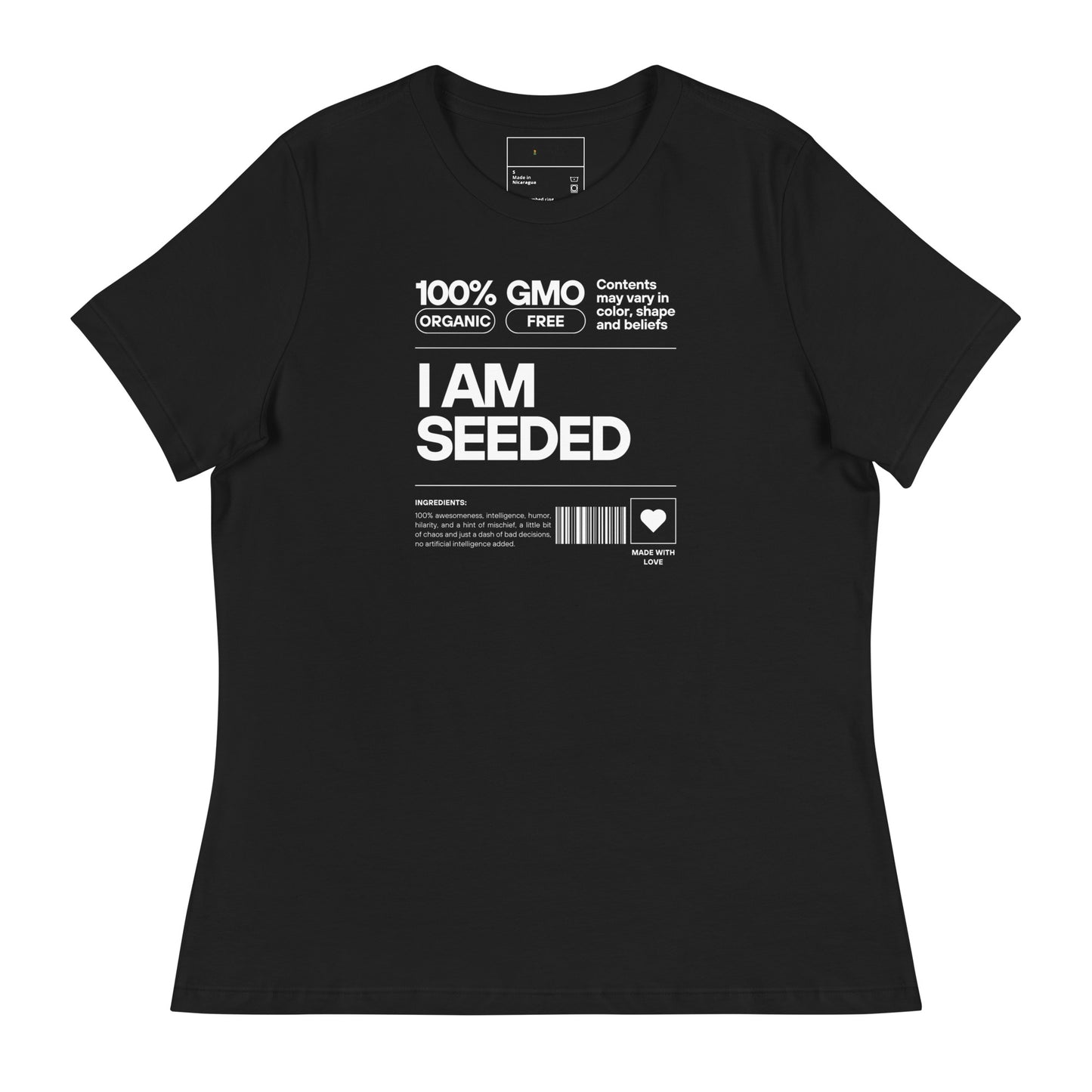 I AM Seeded - Women's Relaxed T-Shirt